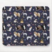 Colorful Dog Pattern Muismat (Voorkant)