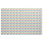 Colorful Dog Paw Print Stof (Yard (91,4 cm))