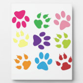 Colorful Dog Paws Fotoplaat (Voorkant)