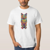 Colorful Dog T-shirt (Voorkant)