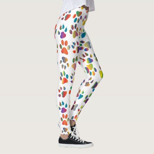 Colorful Doggie Paws Leggings (Rechts)