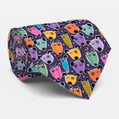 Colorful Dogs Neck Tie Stropdas (Opgerold)