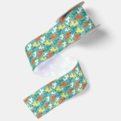 Colorful Dogs Ribbon Satijnen Lint (Achterkant)