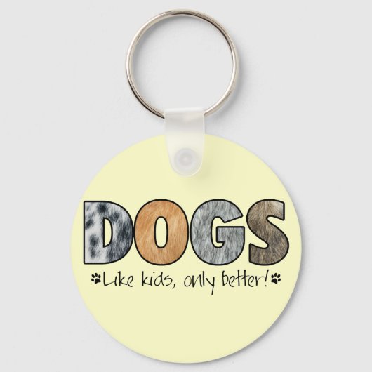 Colorful Dogs Sleutelhanger (Voorkant)