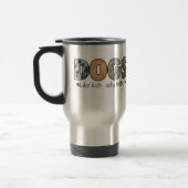 Colorful Dogs Travel Mug Reisbeker (Links)