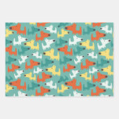 Colorful Dogs Wrapping Paper Set (Voorkant)