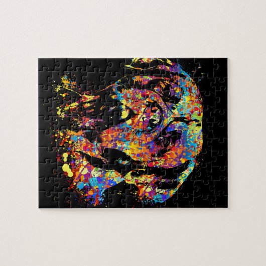 Colorful Dogue de Bordeaux Legpuzzel (Horizontaal)