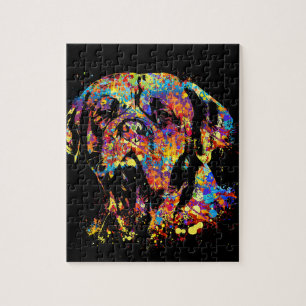 Colorful Dogue de Bordeaux Legpuzzel