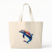Colorful Dolphin Cute Arts