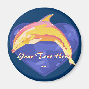 Colorful Dolphin Magnet