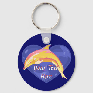 Colorful Dolphin Sleutelhanger