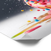 Colorful Donut - Instant Download Printable Poster (Hoek)