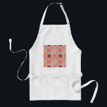 Colorful Donut Pattern Cute Sweet Treats Standaard Schort<br><div class="desc">Protect your clothes while baking up a storm with this adorable donut pattern apron. This kitchen essential features a repeating design of delicious glazed doughnuts and multicolored sprinkles set against a pink backdrop. It is the perfect accessory for professional bakers, home cooks, or anyone who loves to host dessert parties....</div>