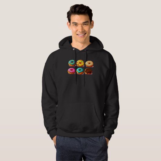 Colorful Donuts Hoodie (Voorkant volledig)