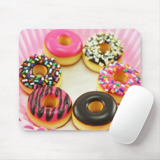 Colorful Donuts Mousepad Muismat (Met muis)