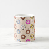 Colorful Donuts Seamless Pattern - Pastry / Bakery Koffiemok (Center)