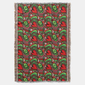 Colorful Doodle Art Blankets Deken (Voorkant Verticaal)