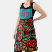 COLORFUL DOODLE ART OF FLOWERS "BEST CHEF" SCHORT (Insitu)