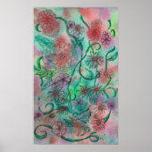 Colorful Doodle Art Poster (Voorkant)