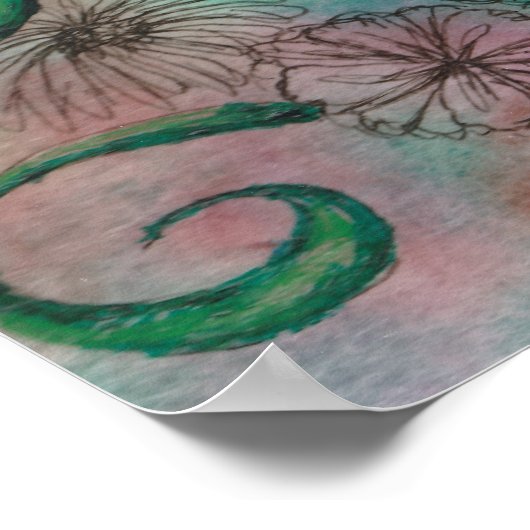 Colorful Doodle Art Poster (Hoek)