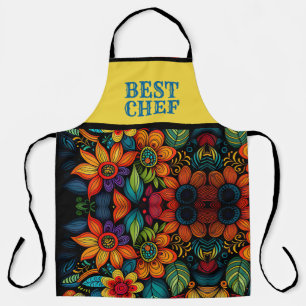 COLORFUL DOODLE ART VAN HET SCHORT "BESTE CHEF" VA
