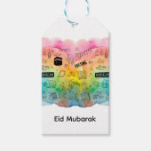 Colorful Doodle Eid Cadeaulabel (Voorkant)