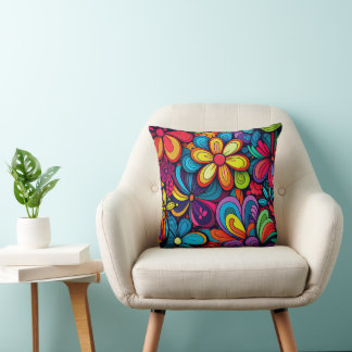 COLORFUL DOODLE FLORAL DESIGN SIERKUSSEN