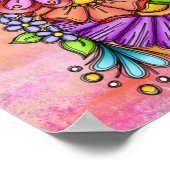 Colorful Doodle Flower Bundle Poster (Hoek)