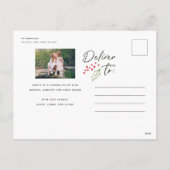 Colorful Doodles Merry Kerstmis Multi-Photo Feestdagenkaart (Achterkant)