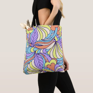 Colorful Doodles-tassen Tote Bag