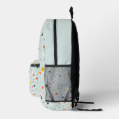Colorful Dot Back to School Supplies Bedrukte Rugzak (Rechts)