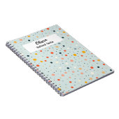 Colorful Dot Back to School Supplies  Notitieboek (Rechterzijde)