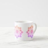 Colorful Dot Mandala Espresso Kop (Voorkant rechts)