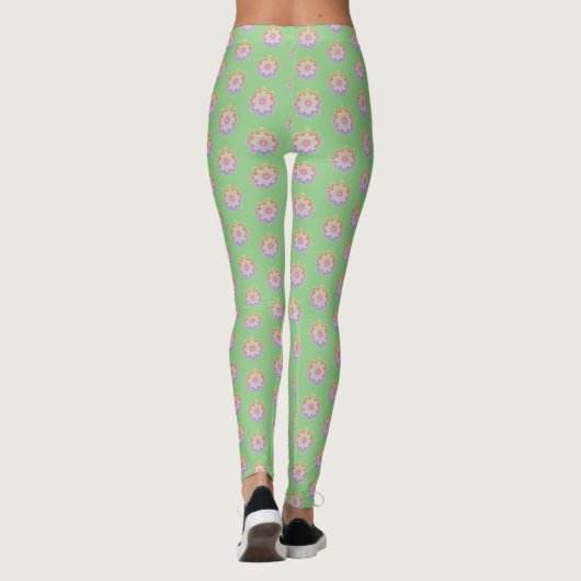 Colorful Dot Mandala Leggings (Achterkant)