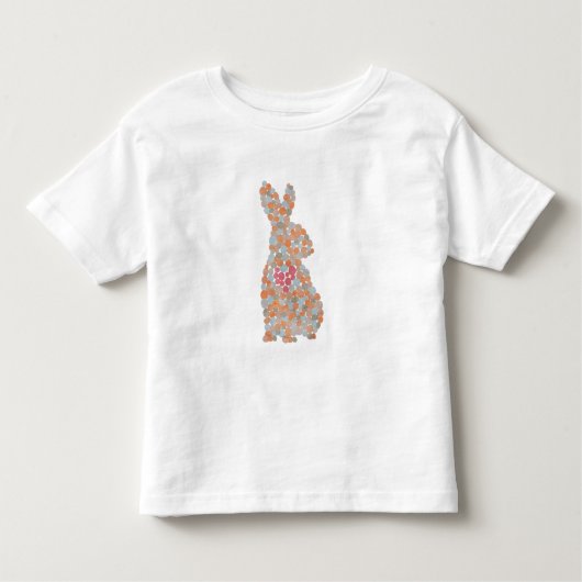 Colorful Dotted Rabbit Kinder Shirts (Voorkant)