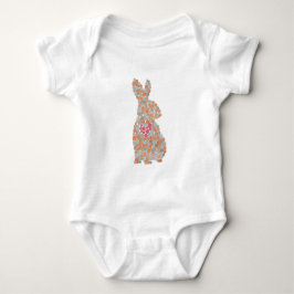 Colorful Dotted Rabbit Romper