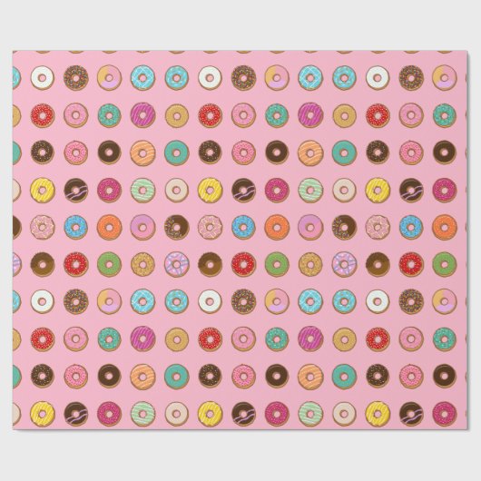 Colorful Doughdopnoten Cadeaupapier (Vlak)