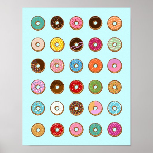 Colorful Doughdopnoten Poster (Voorkant)