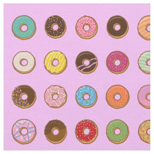 Colorful Doughdopnoten Stof (Close Up)