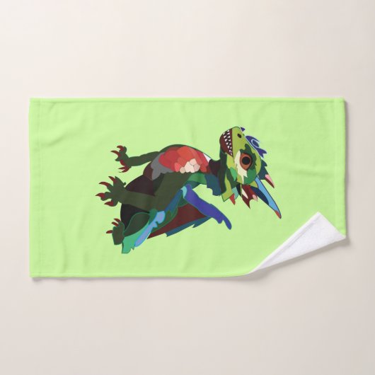 Colorful Dragon Art Handdoek (Handdoek)