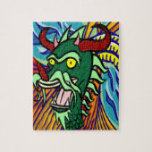 Colorful Dragon Art Legpuzzel (Verticaal)