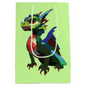 Colorful Dragon Art Medium Cadeauzakje (Achterkant)
