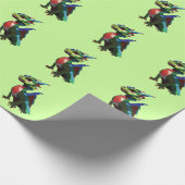Colorful Dragon Cadeaupapier (Hoek)
