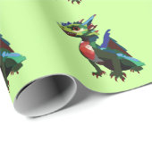 Colorful Dragon Cadeaupapier (Rol Hoek)