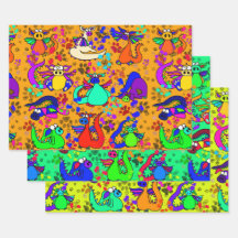 Colorful Dragon Cartoon Cadeauset