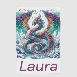 Colorful Dragon Golfhanddoek