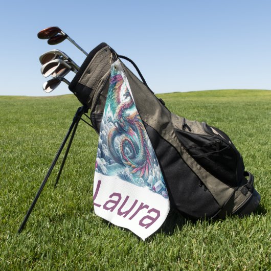 Colorful Dragon Golfhanddoek (Groen)
