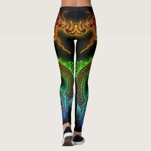 Colorful Dragon Leggings (Achterkant)