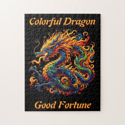 Colorful Dragon Legpuzzel (Verticaal)