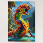 Colorful Dragon Legpuzzel (Verticaal)